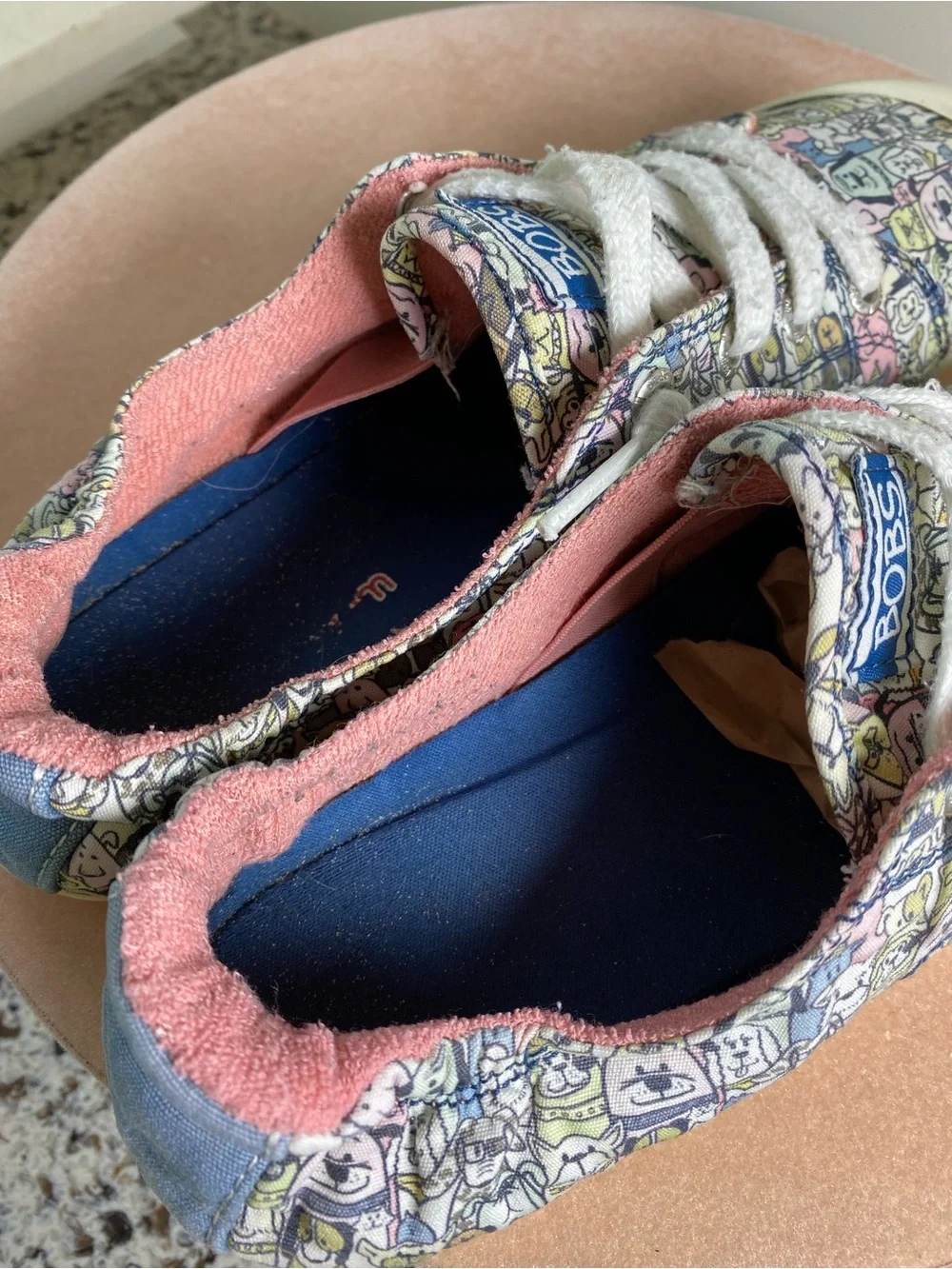 BOBS From SKECHERS Beach Bingo - Rovers Rally Slip On Sneakers 7.5